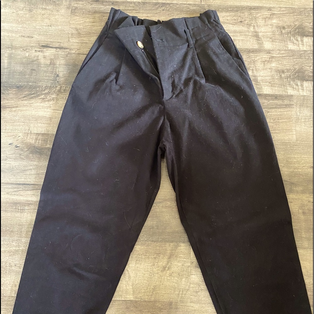 Zara High waisted pants - Black